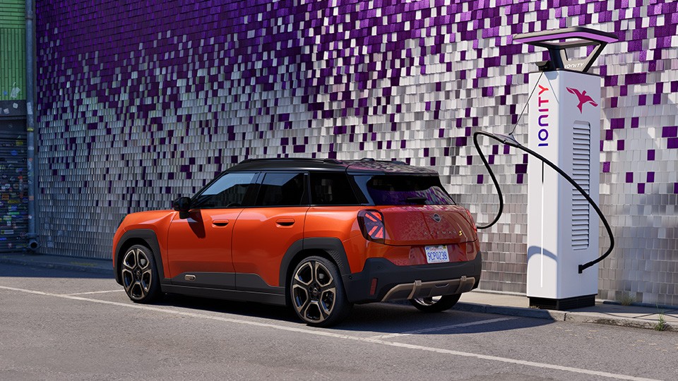 MINI Electromobility - MINI Aceman on charging station